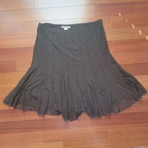 Brown Mesh / Net Skirt by I.C.E